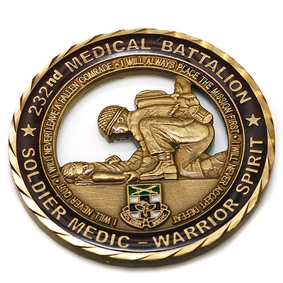 Soldier Medic Challenge Coin